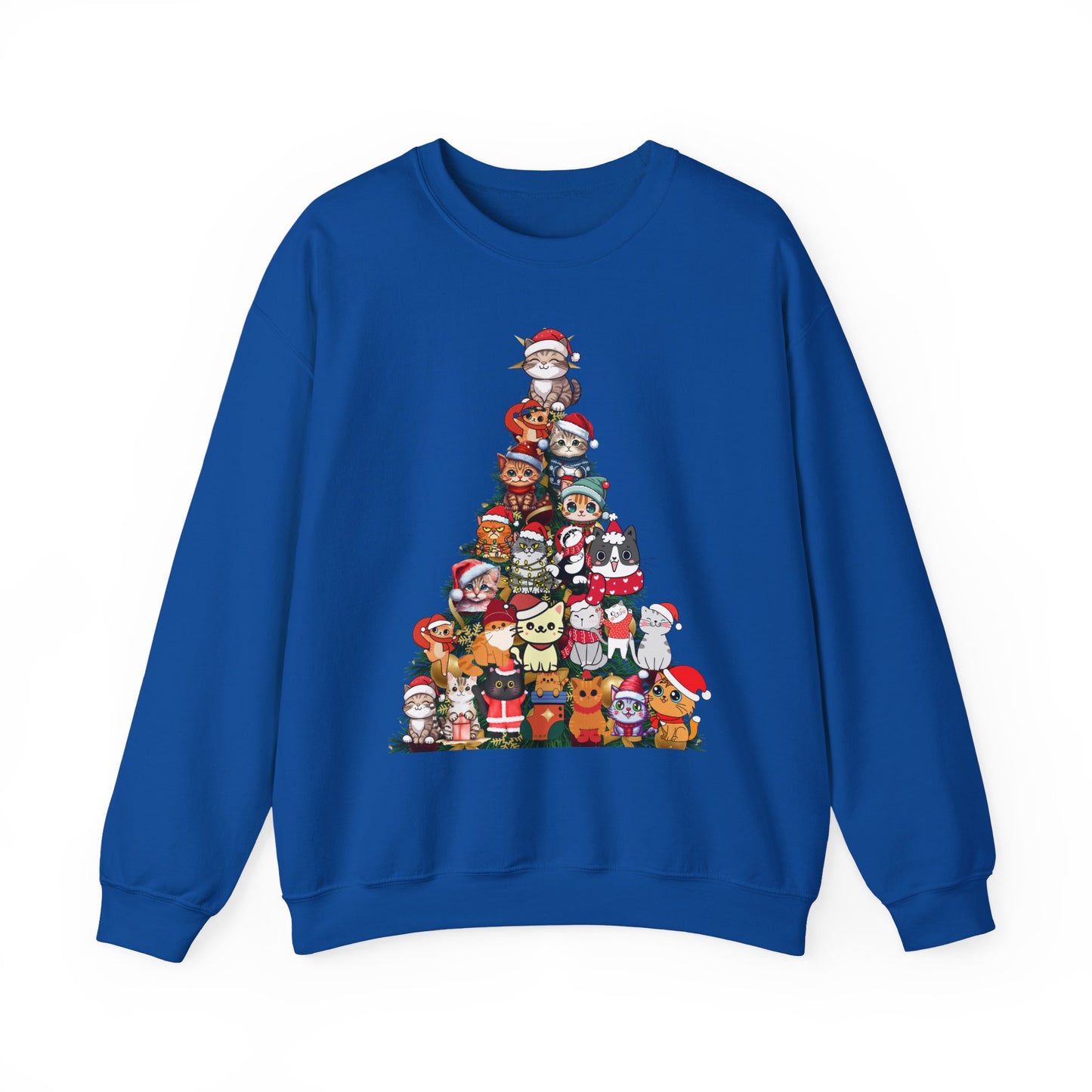 Meow tree Christmas Sweatshirt