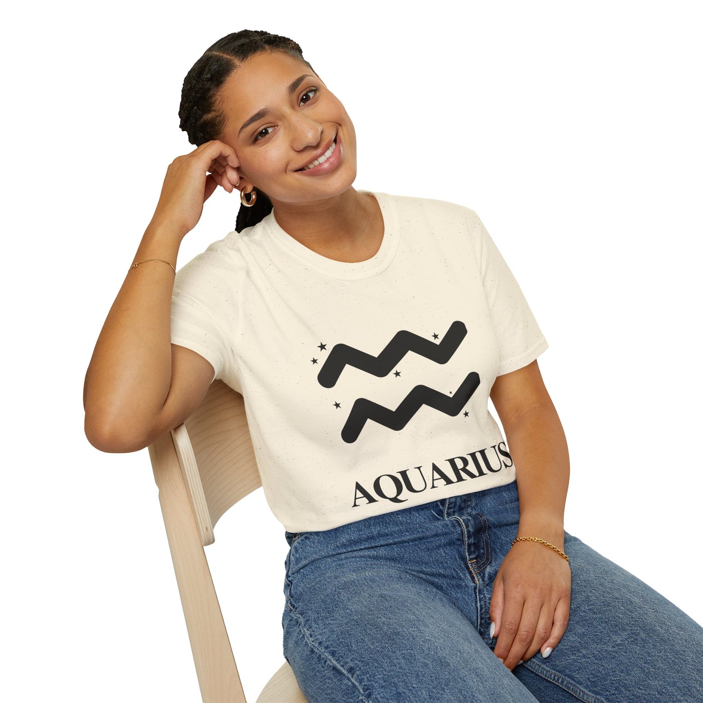 Aquarius Zodiac Unisex Soft style T-Shirt