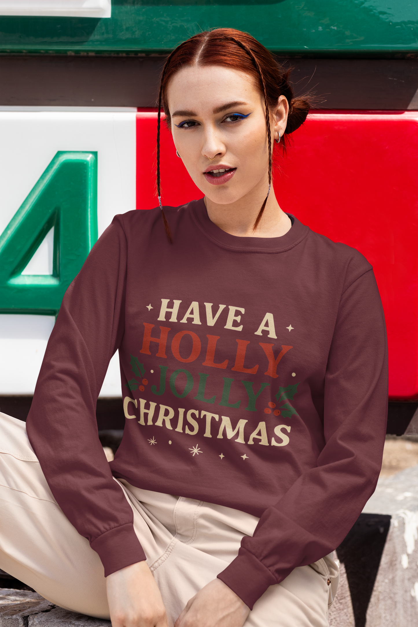Christmas Holiday Long Sleeve Tee