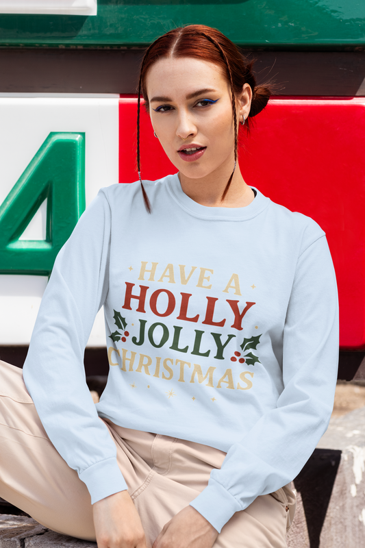 Christmas Holiday Long Sleeve Tee