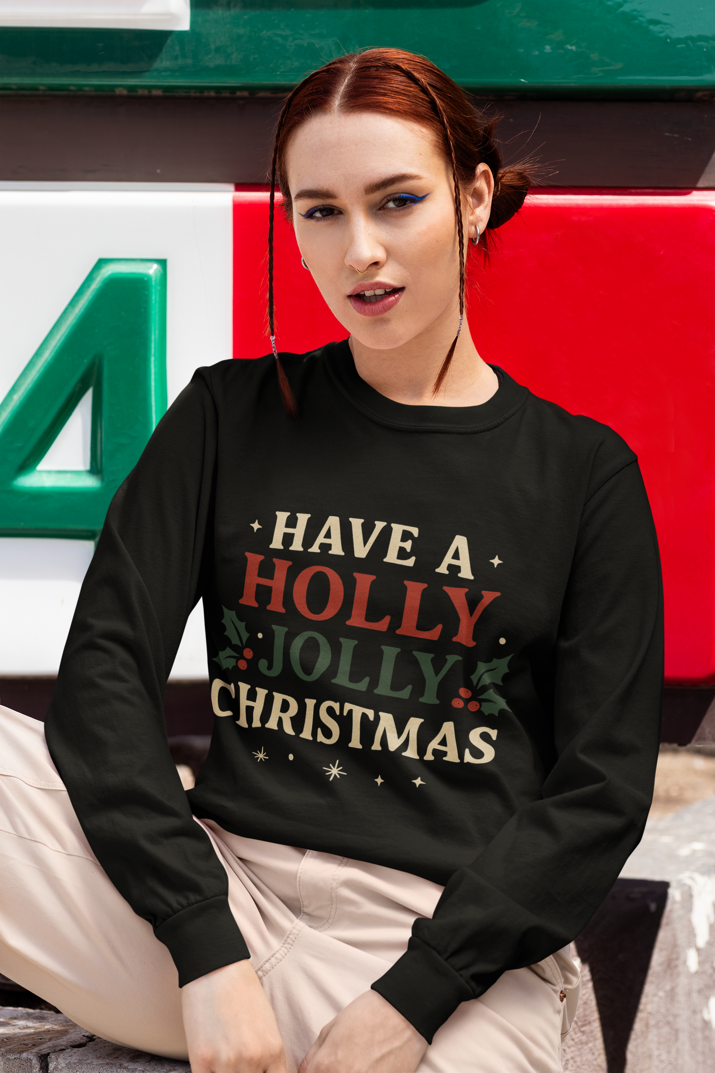 Christmas Holiday Long Sleeve Tee