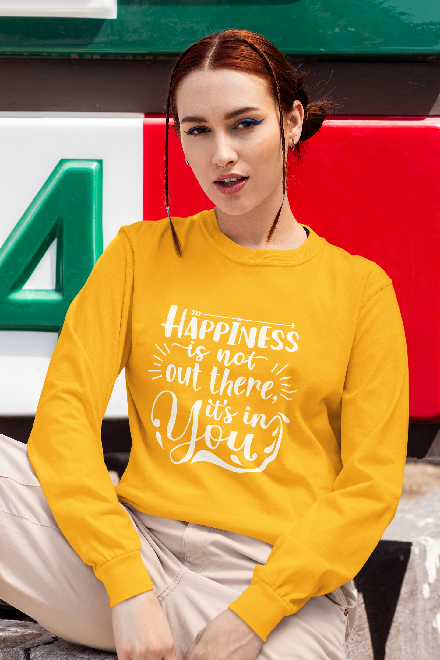 Happiness Is In You Long Sleeve Tee