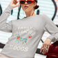Easily Distracted by Dogs Long Sleeve Tee