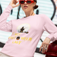 Crazy Halloween Lady Long Sleeve Tee