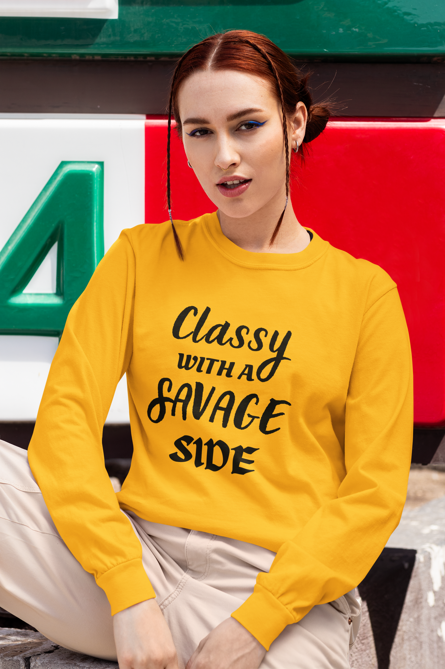 Classy Savage Long Sleeve Tee