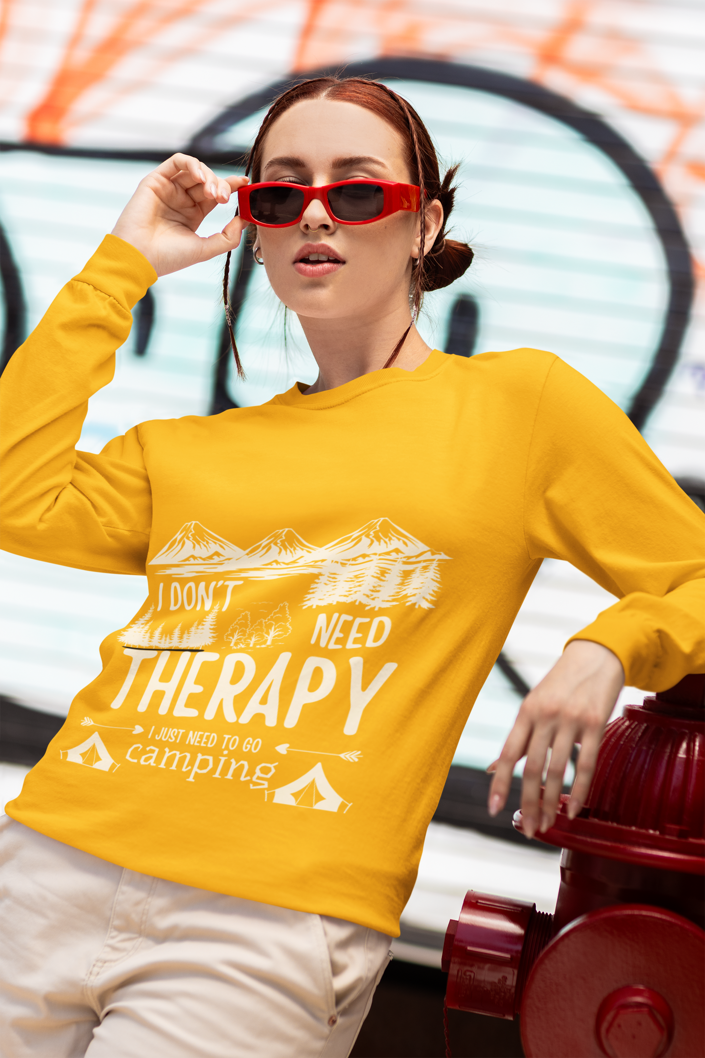 I don't need Therapy long sleeve t-shirt