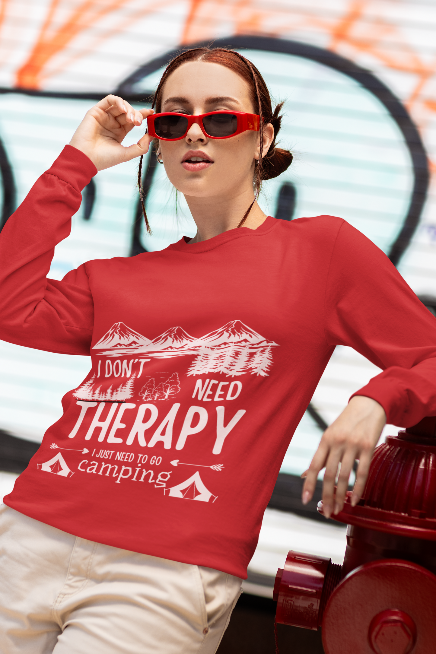 I don't need Therapy long sleeve t-shirt