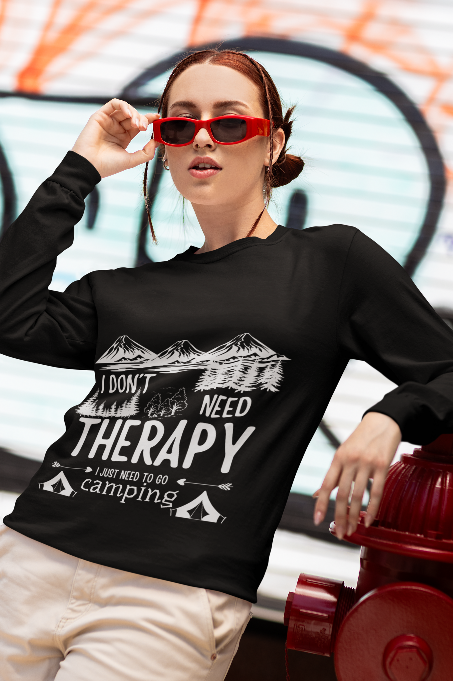 I don't need Therapy long sleeve t-shirt