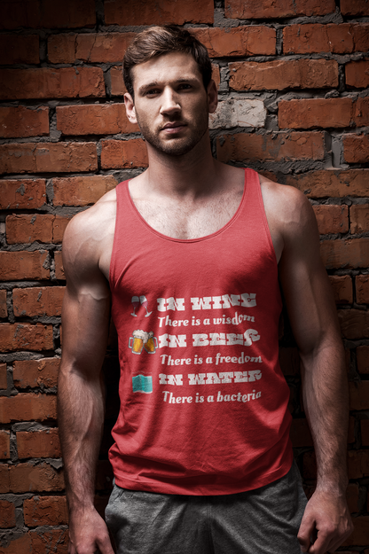 Wine Tank Top for Beach Days