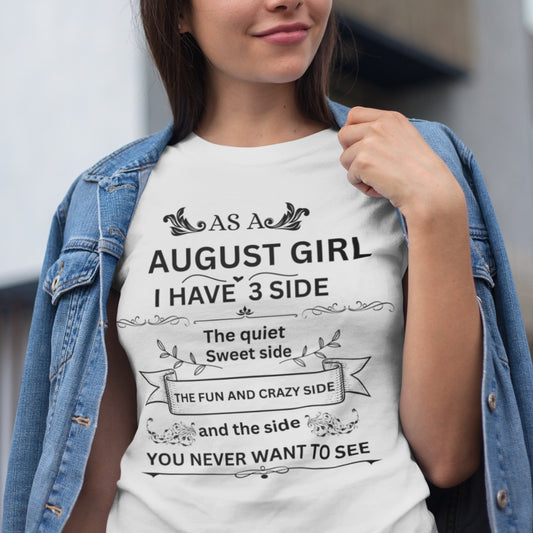 August Girl(Side) Unisex Tee -