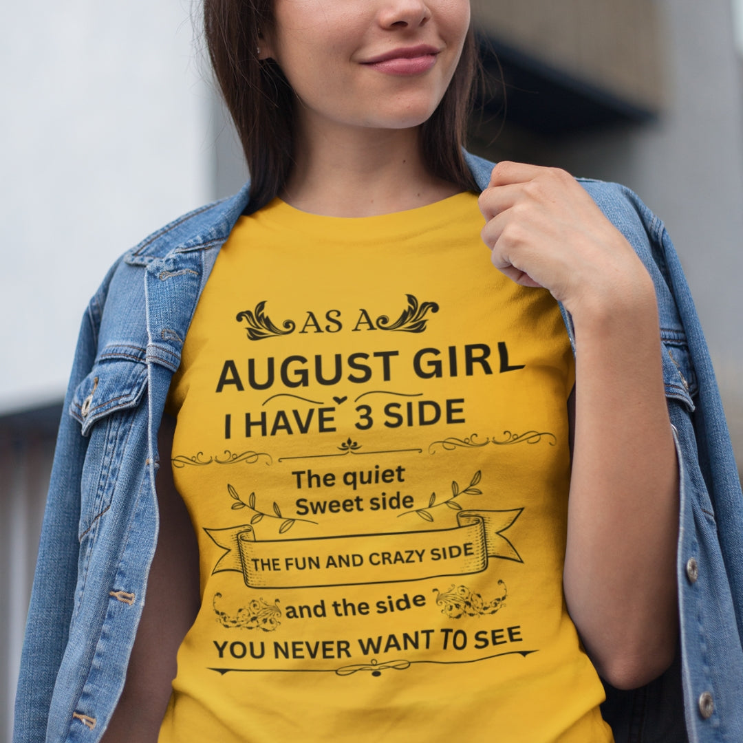 August Girl(Side) Unisex Tee -