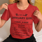 January Girl [side] Unisex  Tee