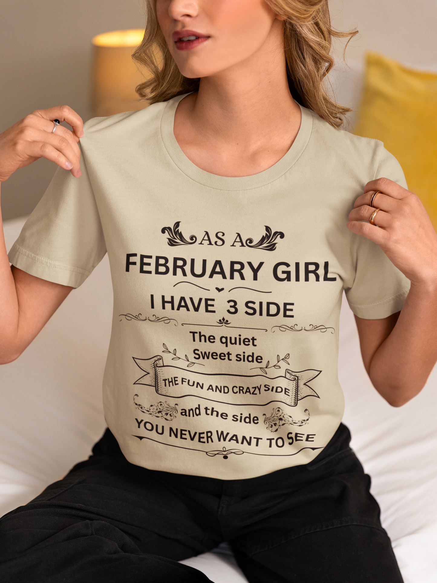 February Girl[ side] Unisex Tee
