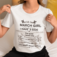 March Girl [side] Unisex Tee