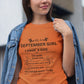 September Girl(Side) Unisex Heavy Cotton Tee