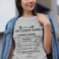 October Girl(Side) Unisex Tee