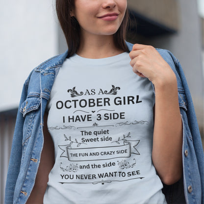 October Girl(Side) Unisex Tee