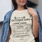 October Girl(Side) Unisex Tee