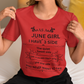 June Girl[ 3-Sided] Unisex Tee