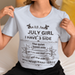 July Girl(Side) Unisex Heavy Cotton Tee