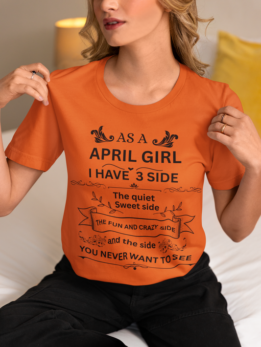 April Girl [side]Unisex Tee