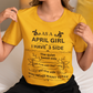 April Girl [side]Unisex Tee