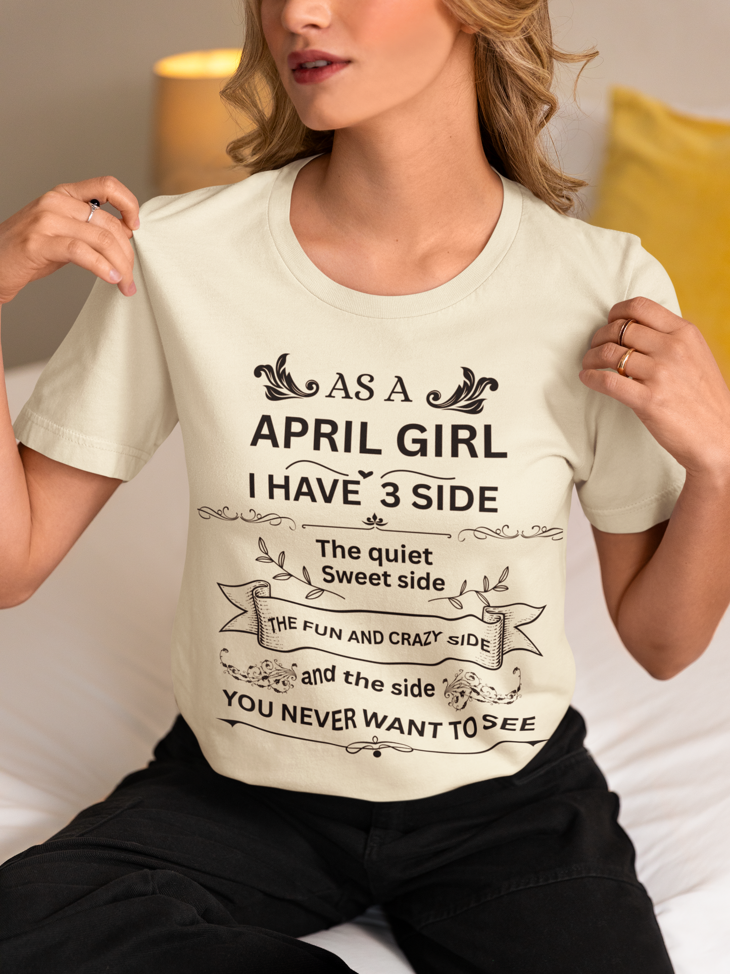 April Girl [side]Unisex Tee