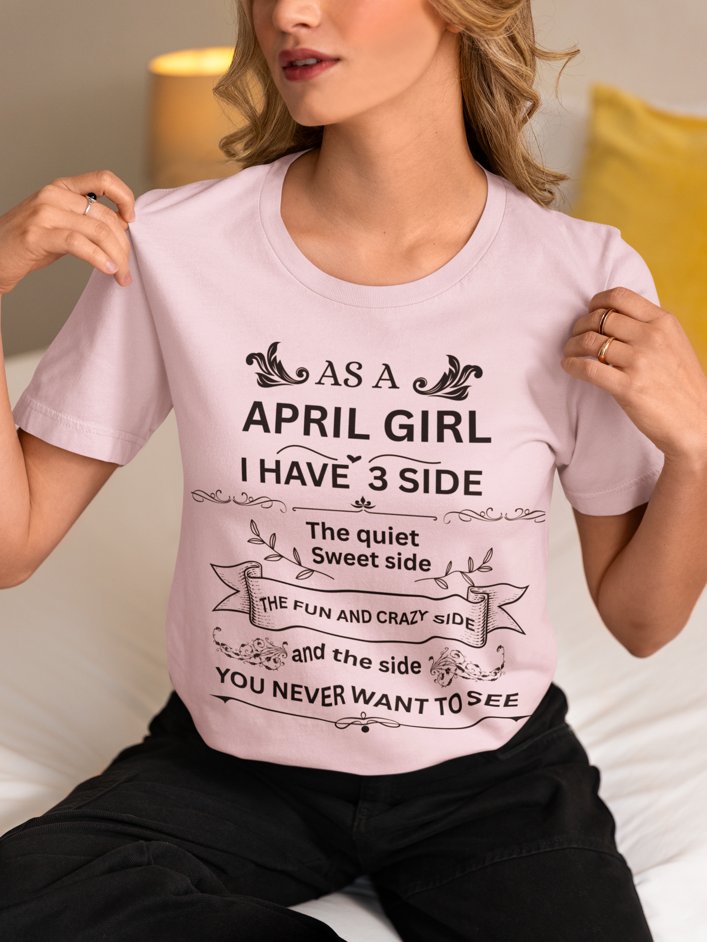 April Girl [side]Unisex Tee