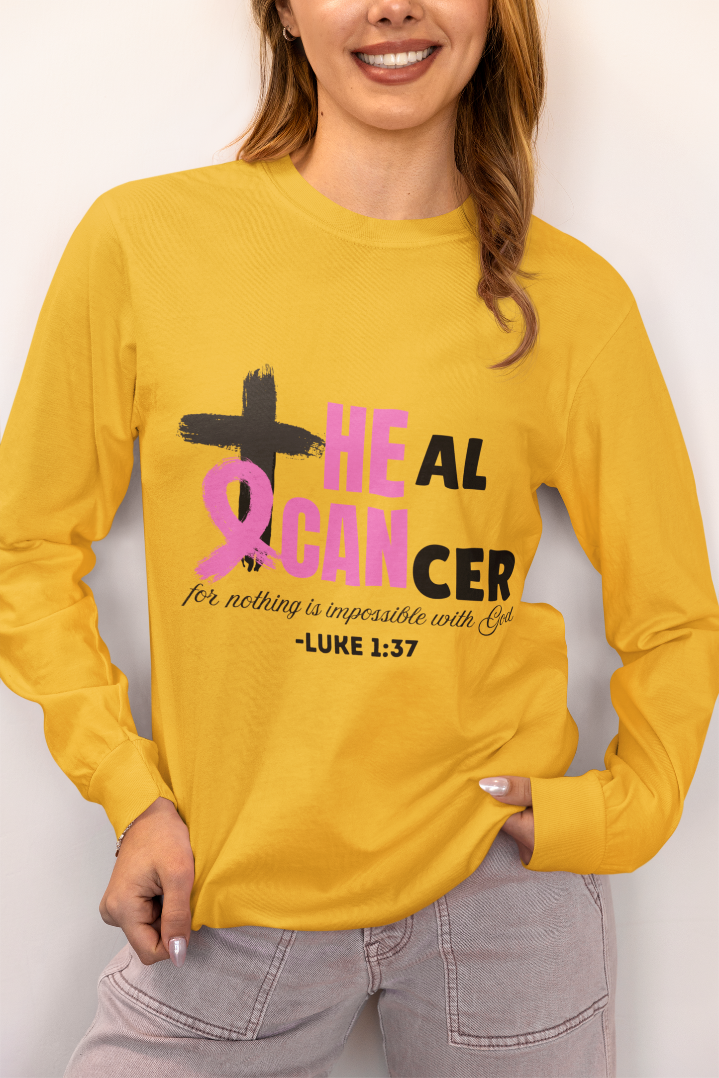 Heal Cancer Unisex Ultra Cotton Long Sleeve Tee