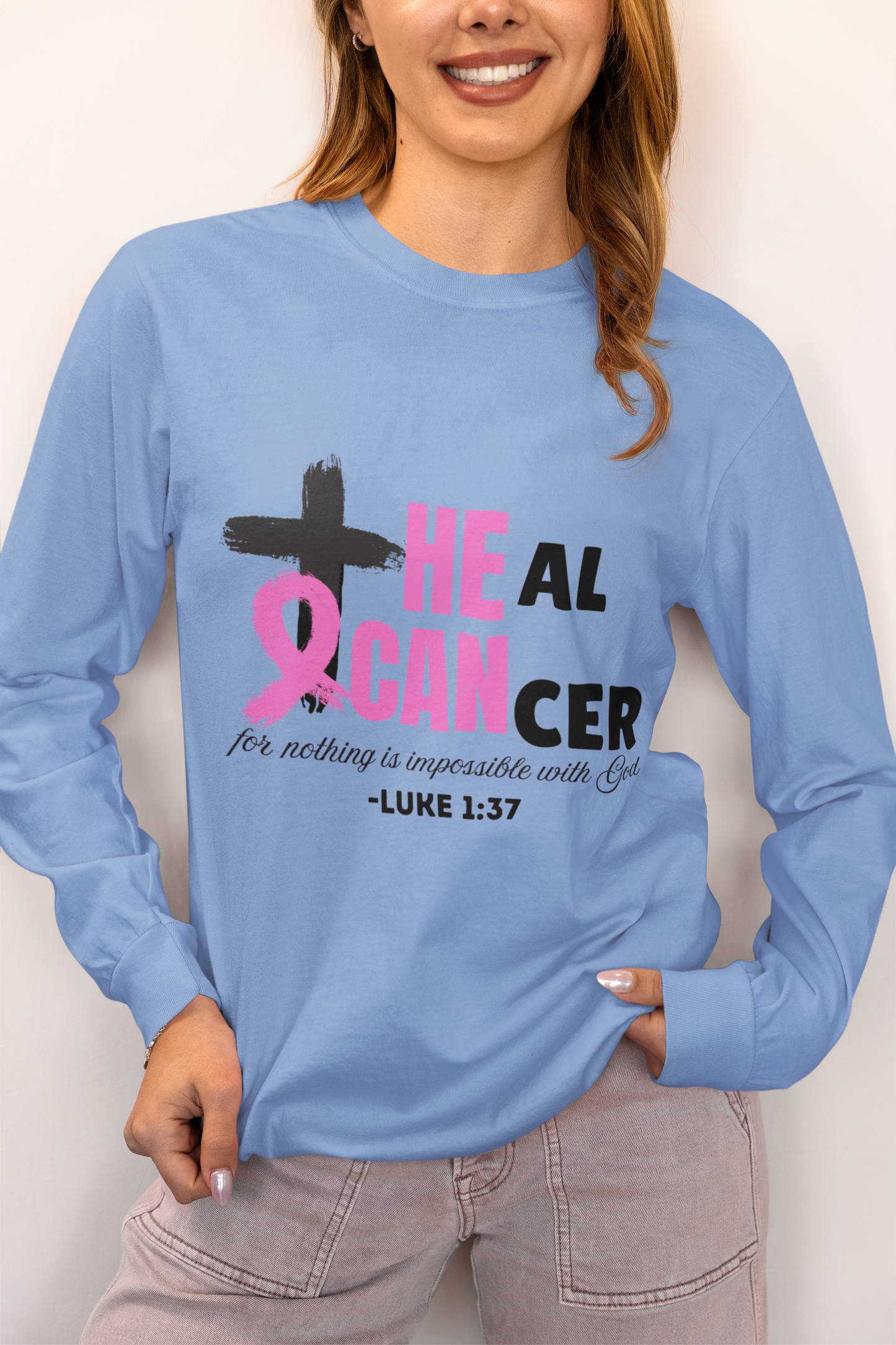 Heal Cancer Unisex Ultra Cotton Long Sleeve Tee