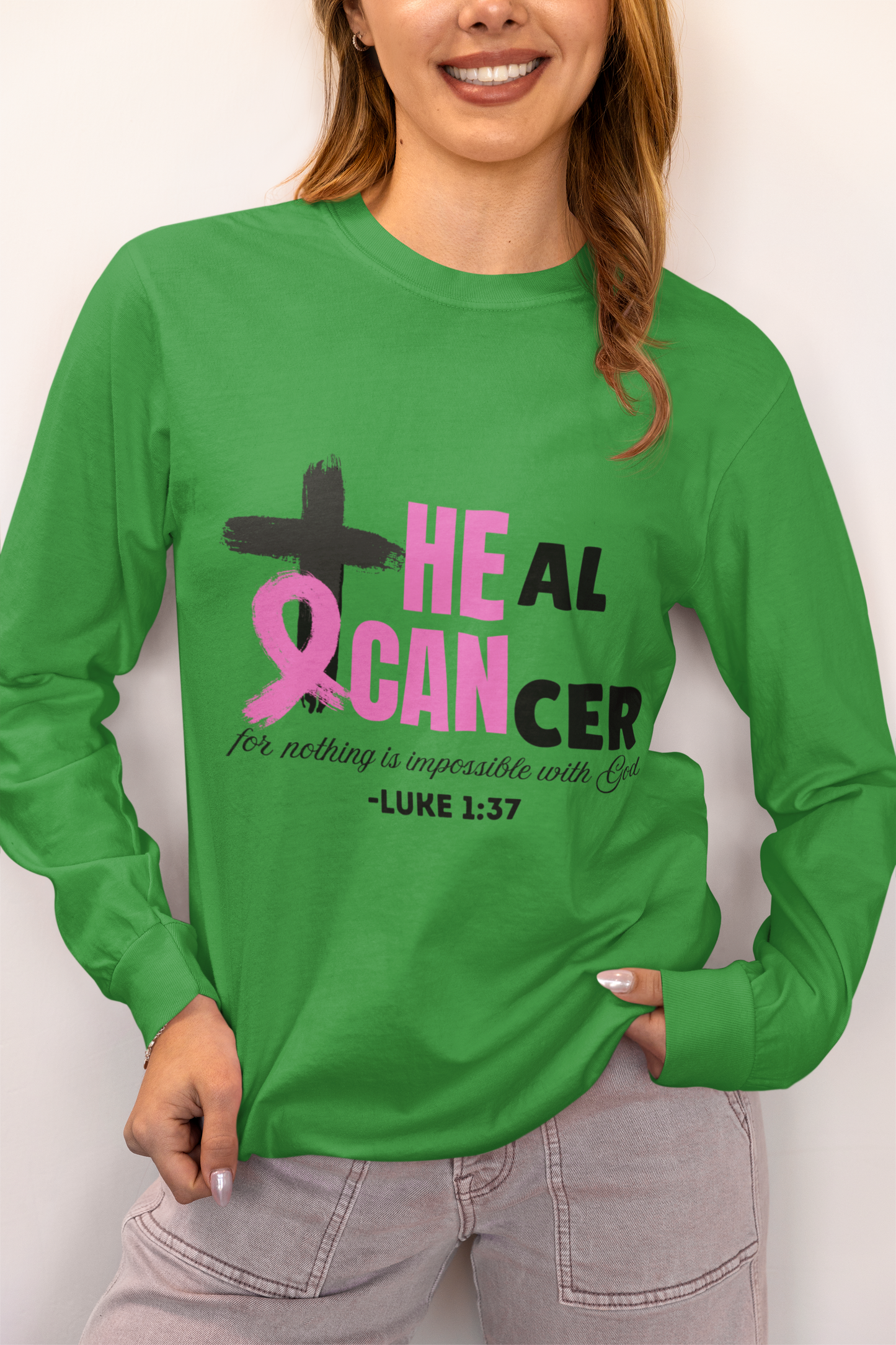 Heal Cancer Unisex Ultra Cotton Long Sleeve Tee