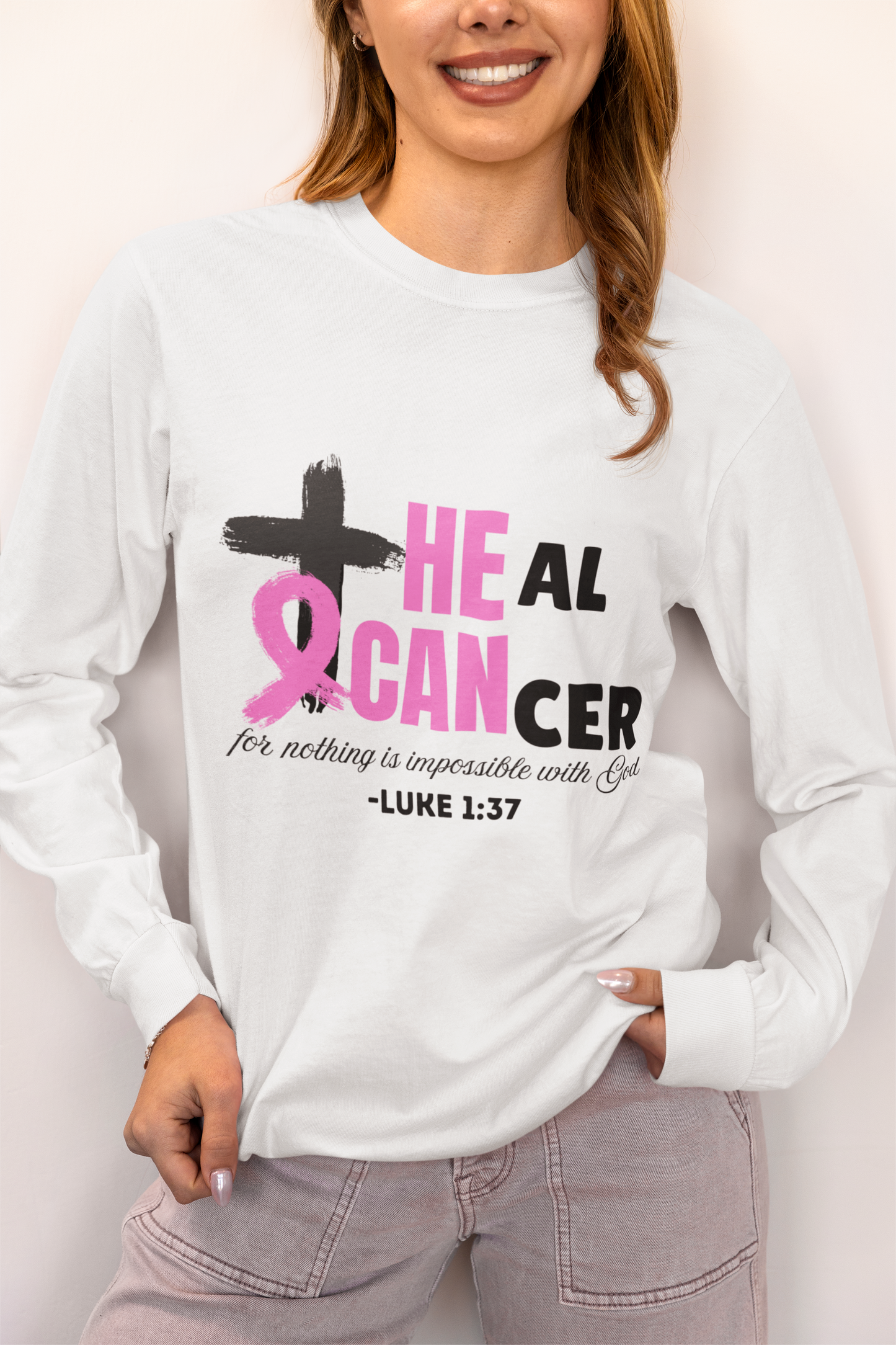 Heal Cancer Unisex Ultra Cotton Long Sleeve Tee