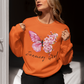 January Butterfly Girl - Birthday Sweatshirt