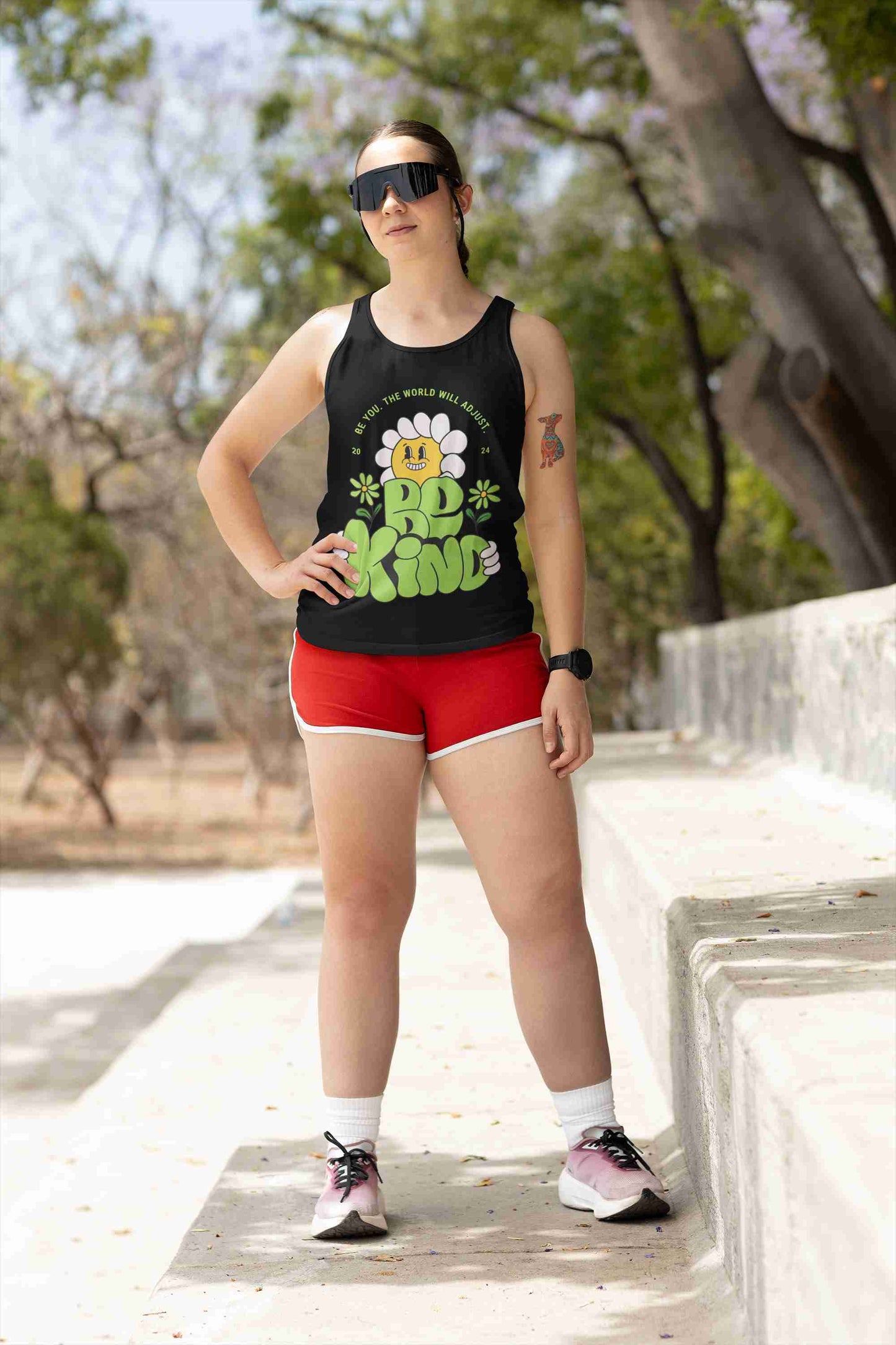 Unisex Be Kind Cotton Tank Top