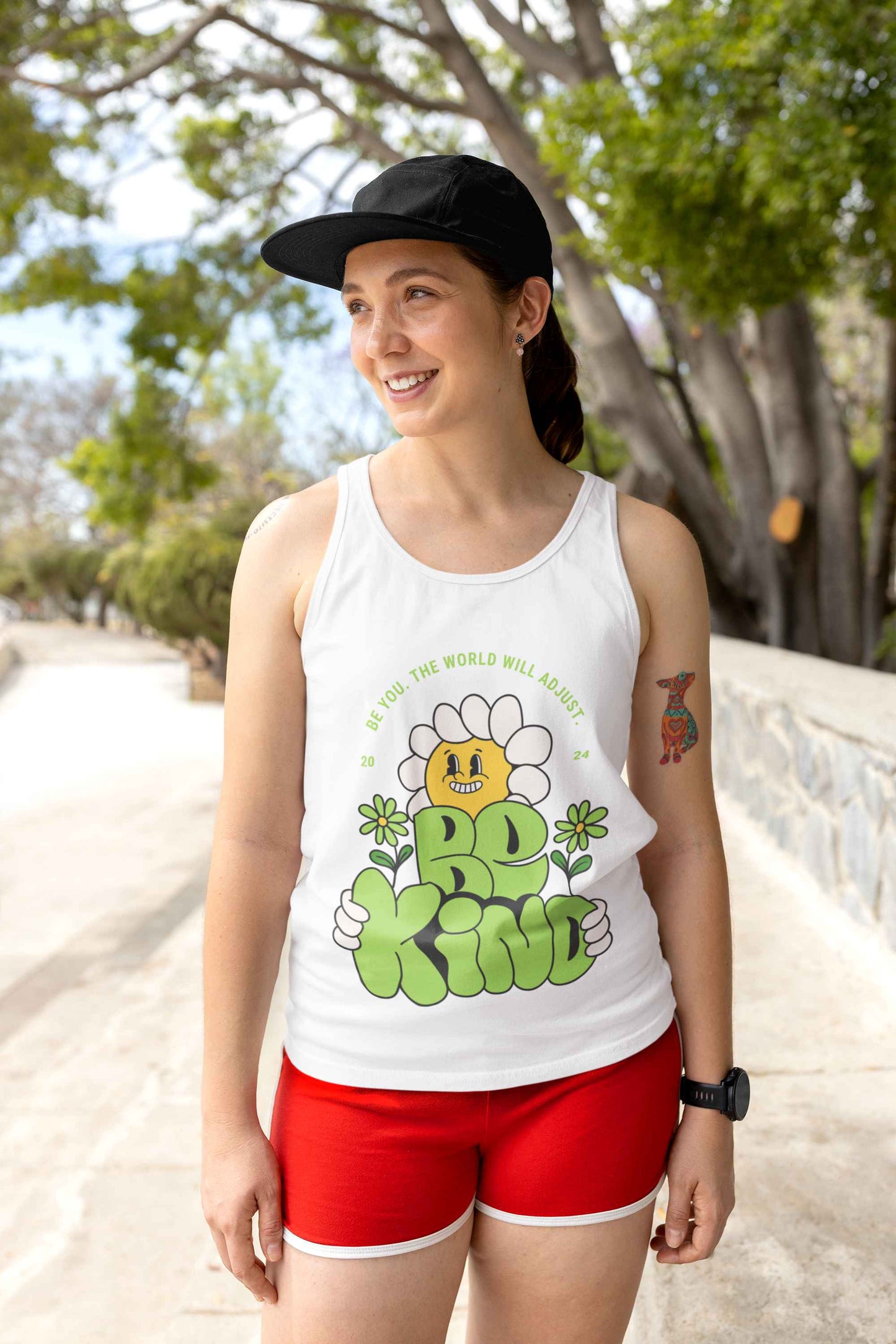 Unisex Be Kind Cotton Tank Top