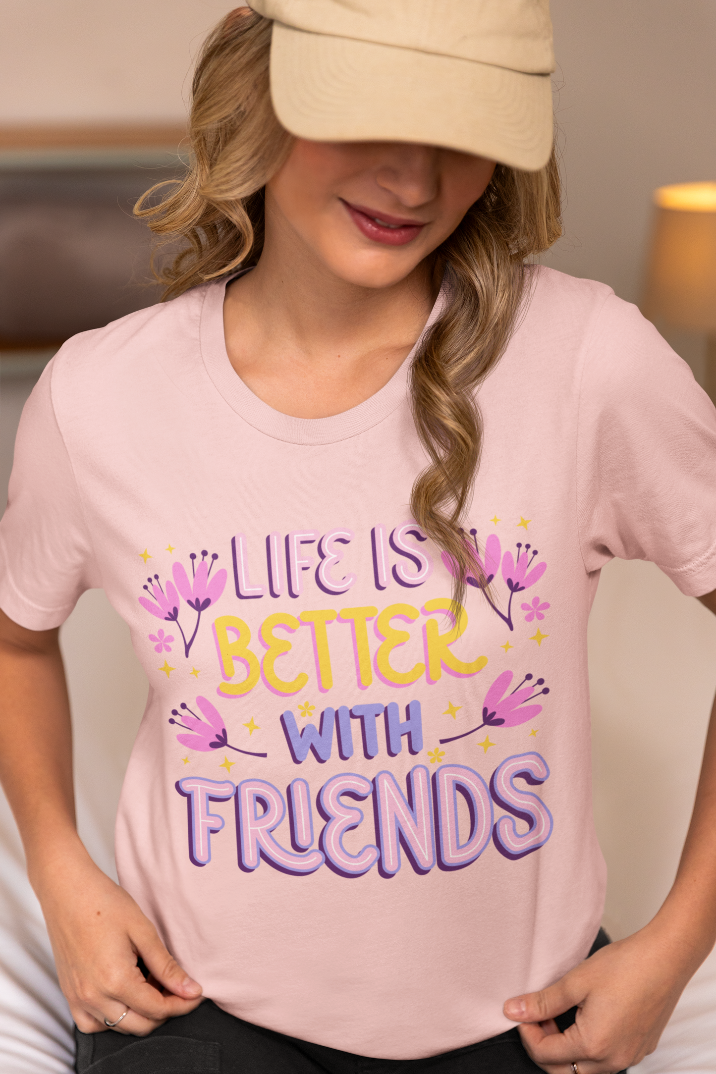 Life is Better with Friends Premium Bella Tee