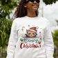 Meowy Christmas Unisex  Crewneck Sweatshirt