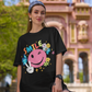Smiley Face Unisex Heavy Cotton Tee - Positive Vibes T-Shirt