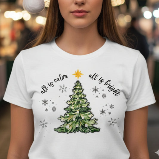 All is Calm Christmas Premium Unisex T-shirt