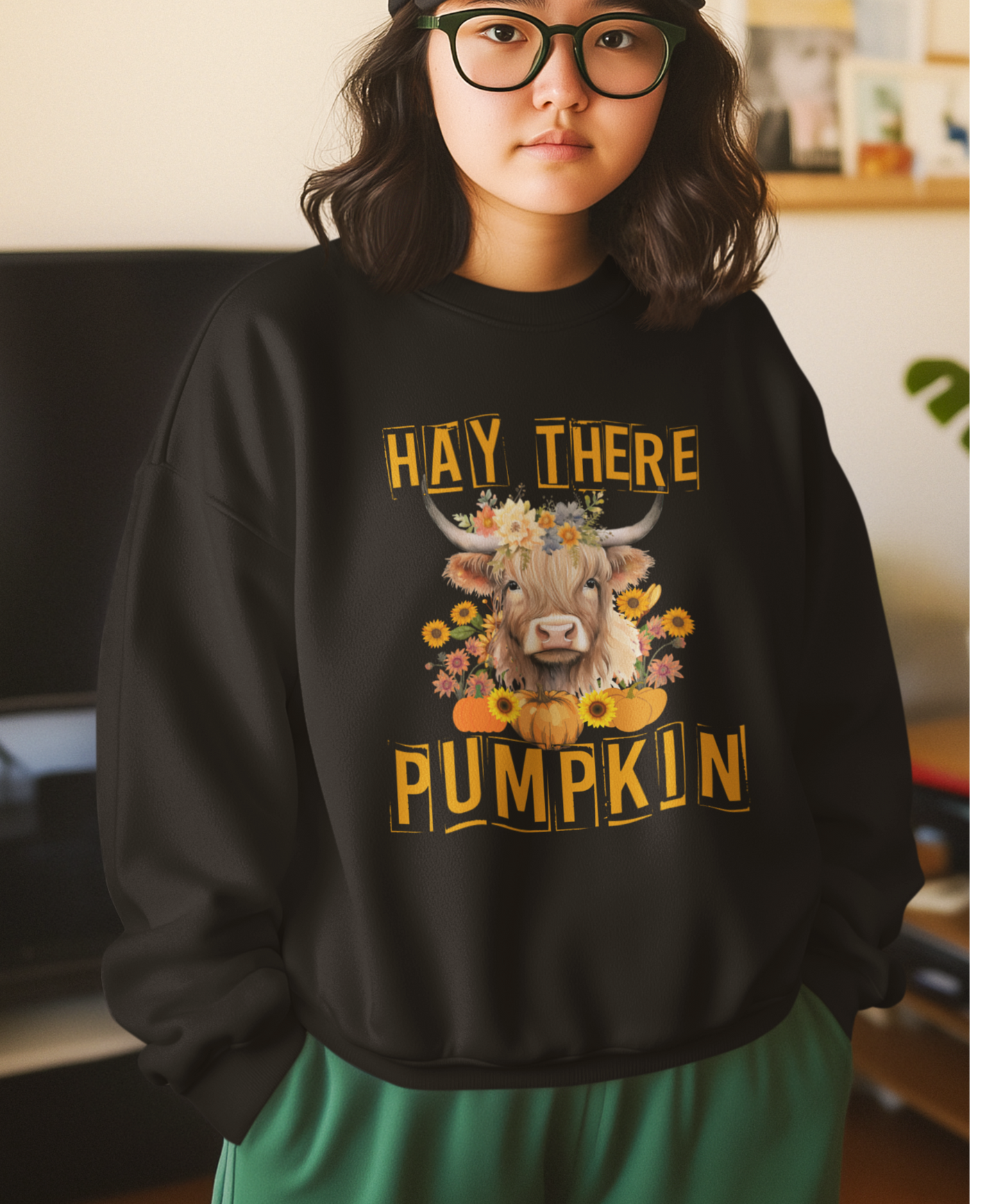 Hay There Pumpkin Unisex Sweatshirt