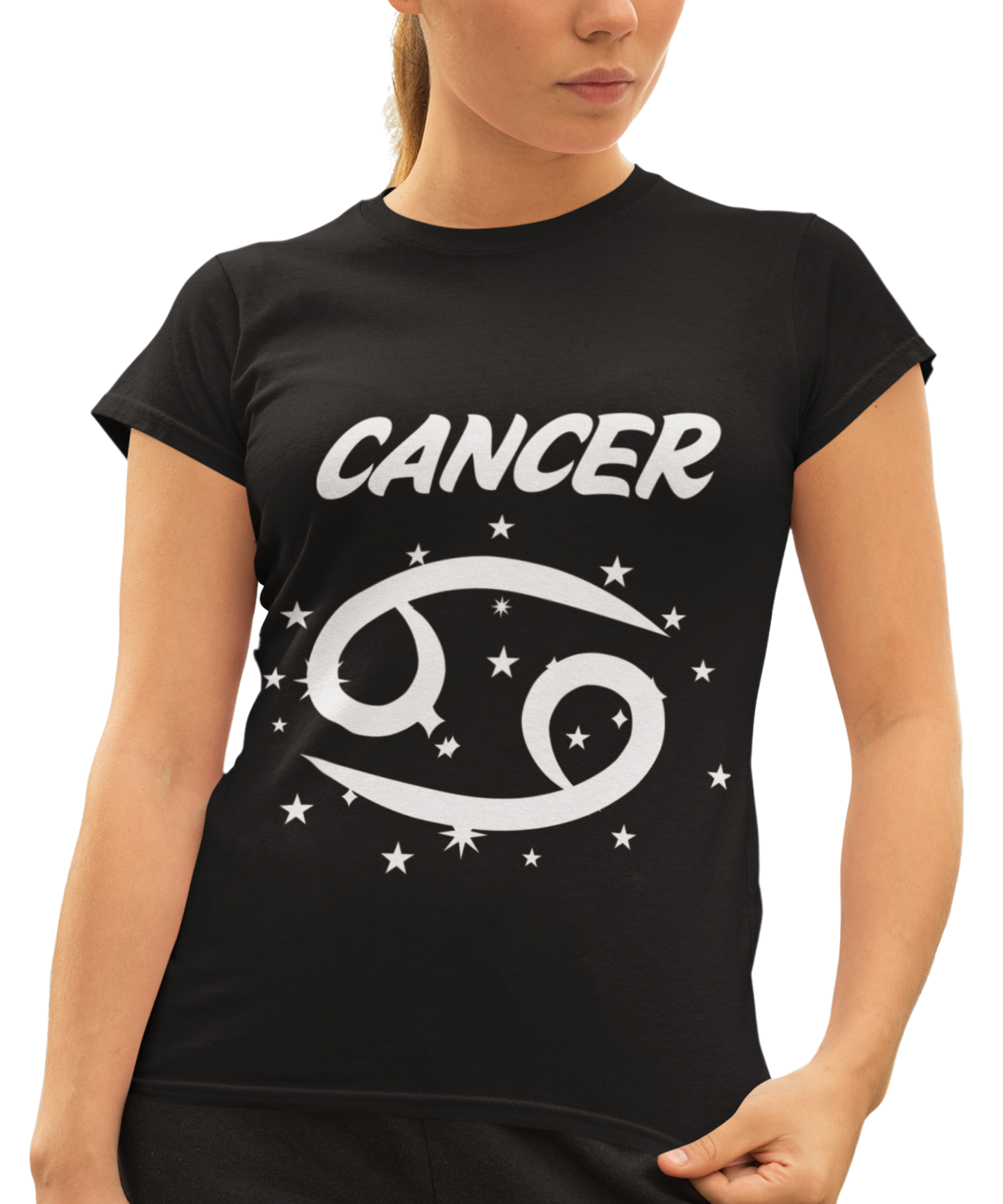 Cancer Zodiac White Soft Unisex T-shirt