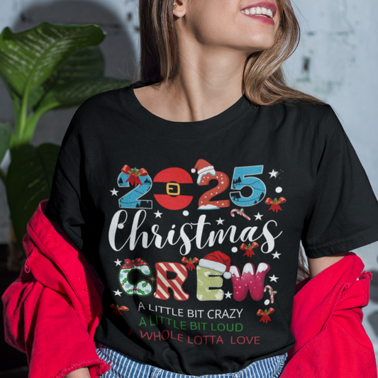 2025 Christmas Crew Cotton Unisex T-shirt