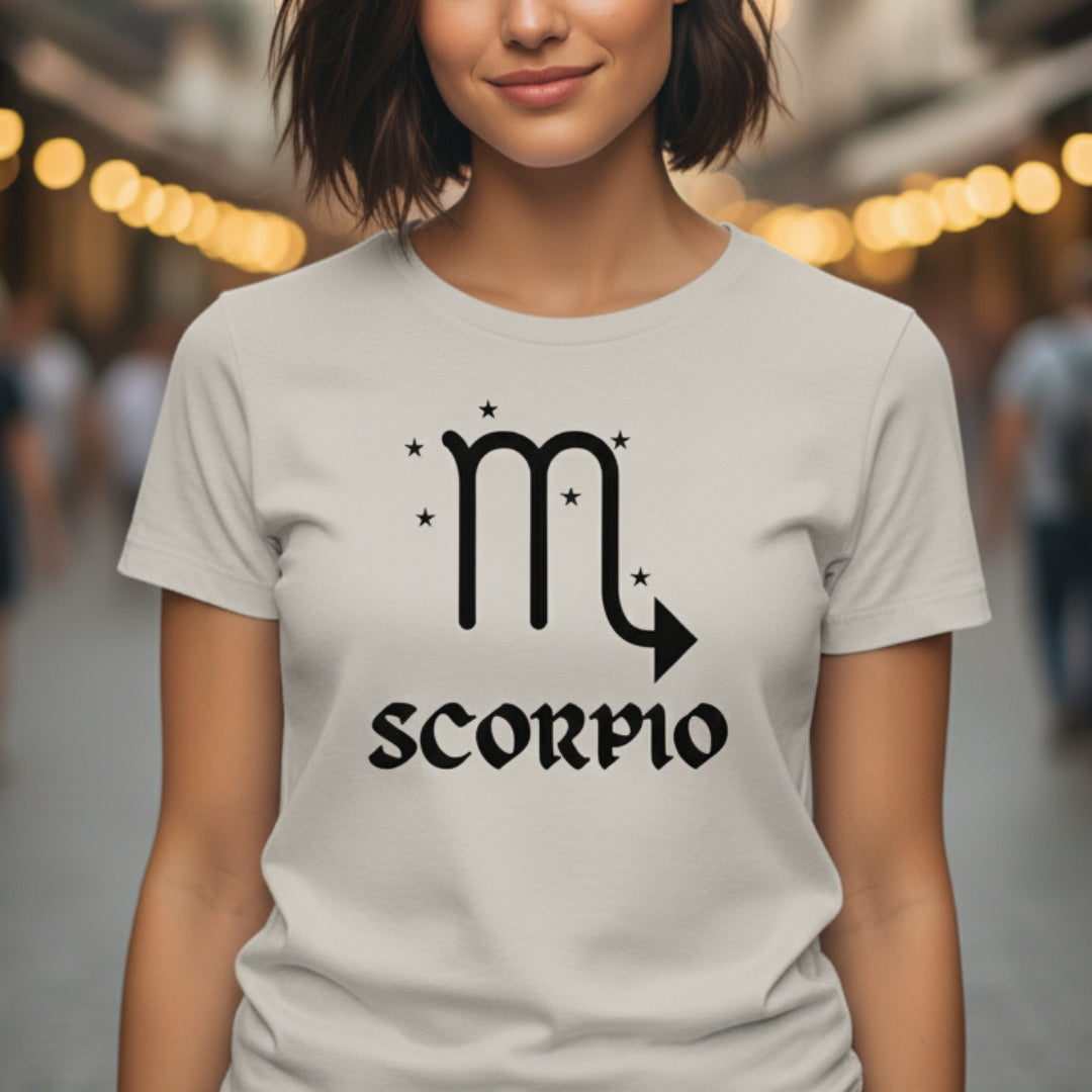 Scorpio Zodiac Black Soft Unisex T-shirt