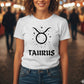 Taurus Zodiac Black Soft Unisex T-shirt