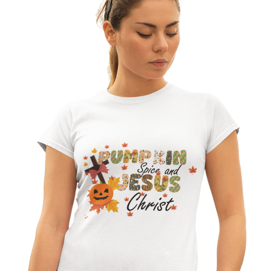 Pumpkin  Jesus  Cotton unisex T- shirt