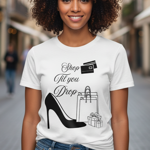 Shopping Lover Cotton unisex T-shirt