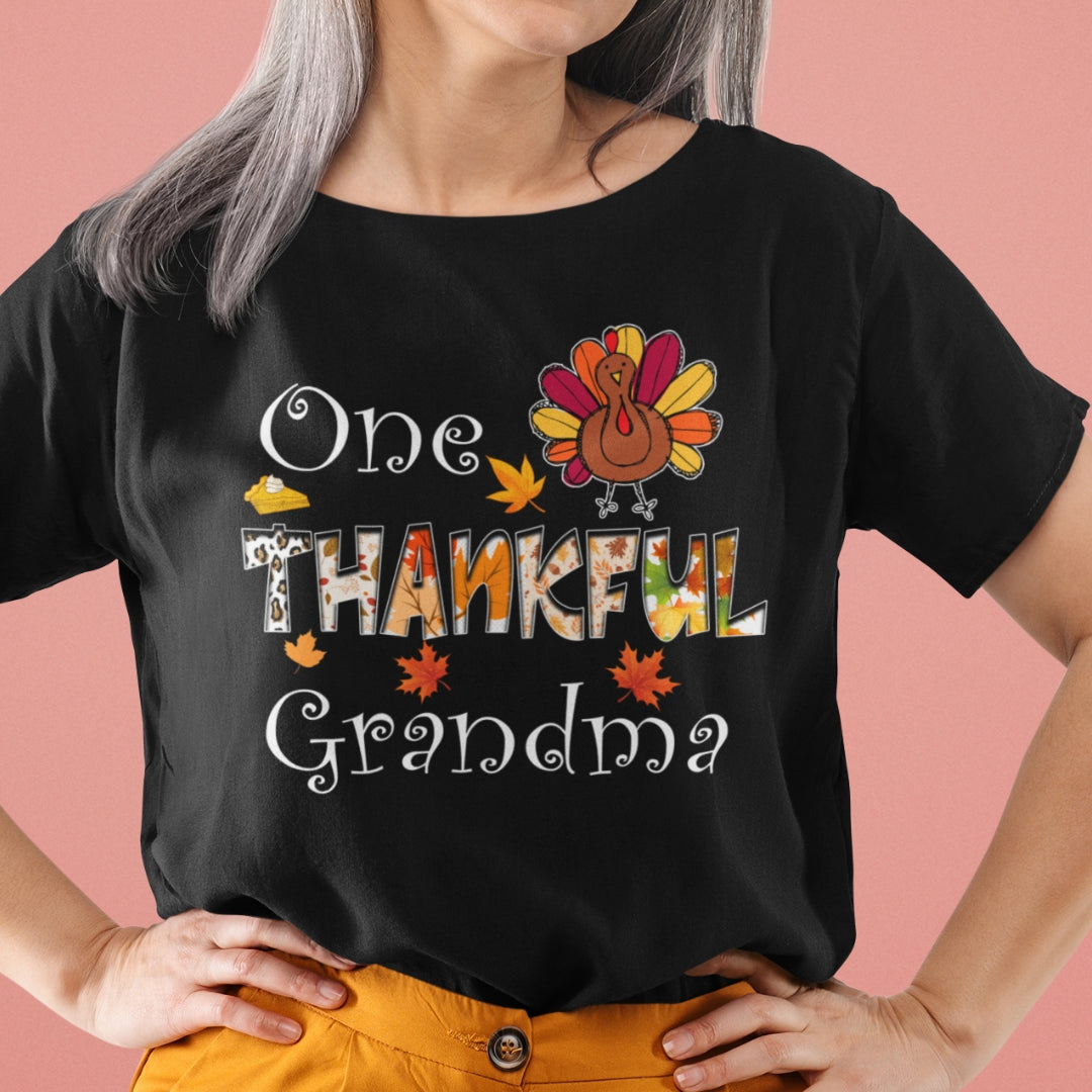 Thankful Grandma Cotton unisex T-shirt