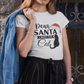 Dear Santa I Was The Cat Christmas Cotton Unisex T-SHIRT