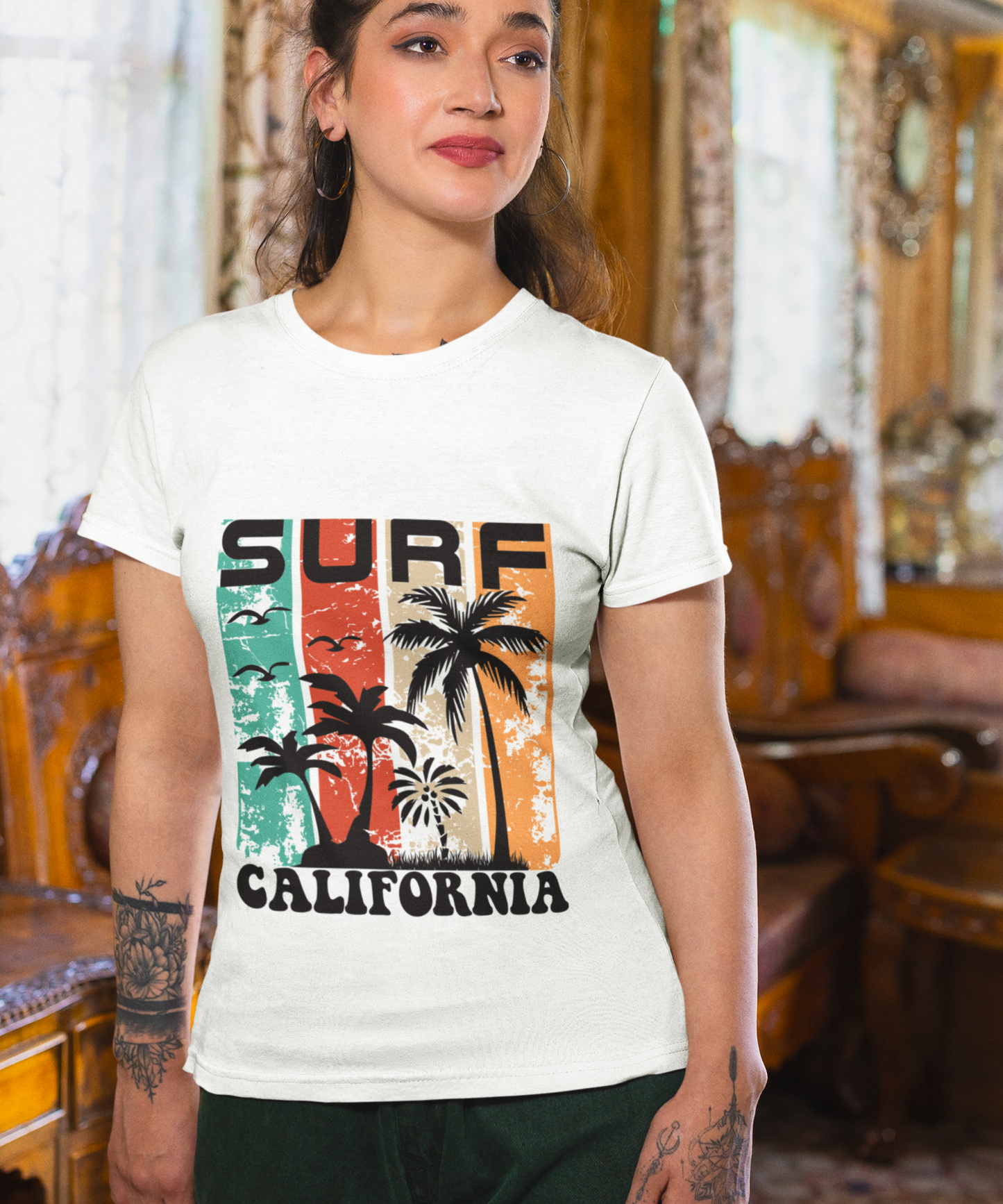 Surf California COTTON UNISEX T-SHIRT