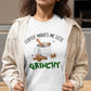 Coffee Makes Me Less Grinchy  Premium Unisex T-shirt